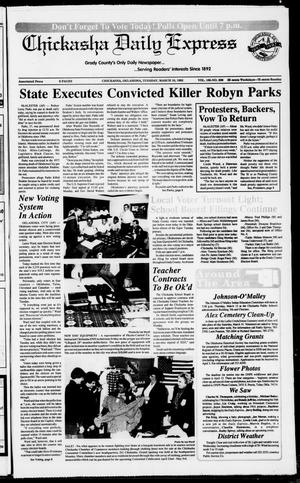 Chickasha Daily Express (Chickasha, Okla.), Vol. 100, No. 309, Ed. 1 Tuesday, March 10, 1992