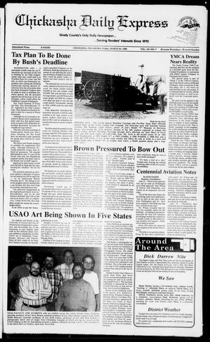 Chickasha Daily Express (Chickasha, Okla.), Vol. 101, No. 7, Ed. 1 Friday, March 20, 1992