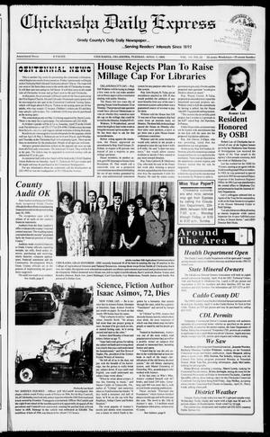 Chickasha Daily Express (Chickasha, Okla.), Vol. 101, No. 22, Ed. 1 Tuesday, April 7, 1992