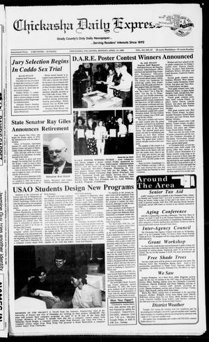 Chickasha Daily Express (Chickasha, Okla.), Vol. 101, No. 27, Ed. 1 Monday, April 13, 1992