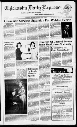 Chickasha Daily Express (Chickasha, Okla.), Vol. 101, No. 30, Ed. 1 Thursday, April 16, 1992