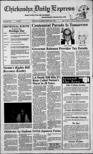 Chickasha Daily Express (Chickasha, Okla.), Vol. 101, No. 43, Ed. 1 Friday, May 1, 1992