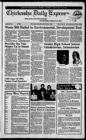 Chickasha Daily Express (Chickasha, Okla.), Vol. 101, No. 46, Ed. 1 Tuesday, May 5, 1992