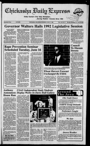 Chickasha Daily Express (Chickasha, Okla.), Vol. 101, No. 77, Ed. 1 Thursday, June 11, 1992