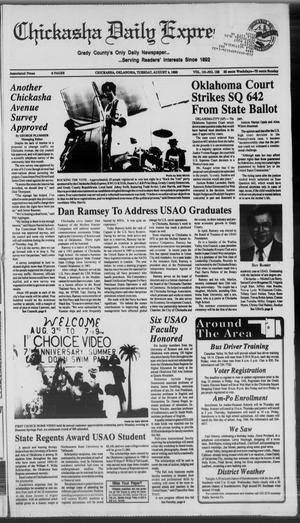 Chickasha Daily Express (Chickasha, Okla.), Vol. 101, No. 123, Ed. 1 Tuesday, August 4, 1992