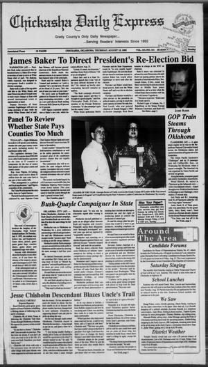 Chickasha Daily Express (Chickasha, Okla.), Vol. 101, No. 131, Ed. 1 Thursday, August 13, 1992