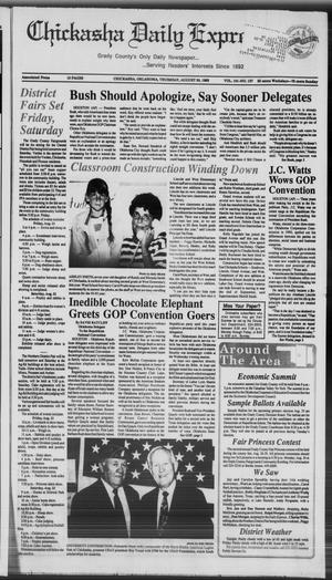 Chickasha Daily Express (Chickasha, Okla.), Vol. 101, No. 137, Ed. 1 Thursday, August 20, 1992