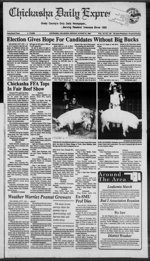 Chickasha Daily Express (Chickasha, Okla.), Vol. 101, No. 146, Ed. 1 Monday, August 31, 1992