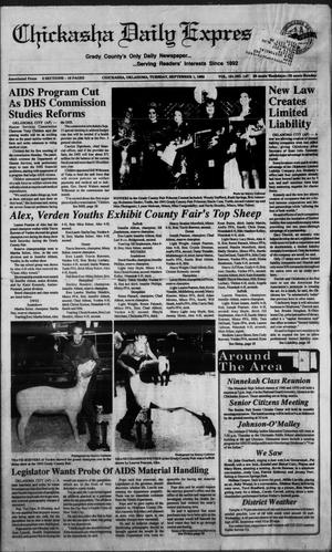 Chickasha Daily Express (Chickasha, Okla.), Vol. 101, No. 147, Ed. 1 Tuesday, September 1, 1992