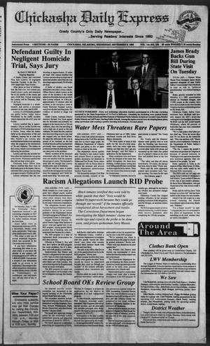 Chickasha Daily Express (Chickasha, Okla.), Vol. 101, No. 154, Ed. 1 Wednesday, September 9, 1992