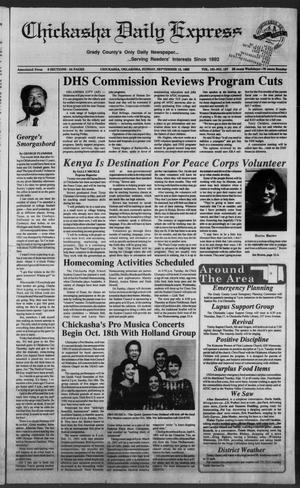 Chickasha Daily Express (Chickasha, Okla.), Vol. 101, No. 157, Ed. 1 Sunday, September 13, 1992