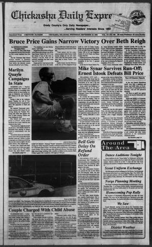 Chickasha Daily Express (Chickasha, Okla.), Vol. 101, No. 160, Ed. 1 Wednesday, September 16, 1992