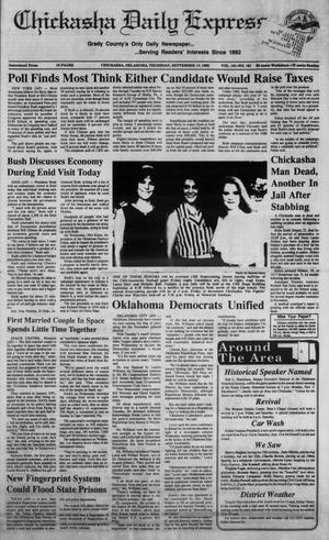 Chickasha Daily Express (Chickasha, Okla.), Vol. 101, No. 161, Ed. 1 Thursday, September 17, 1992