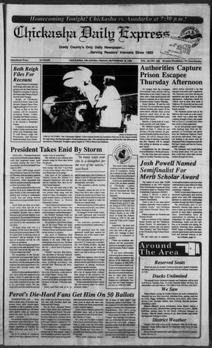 Chickasha Daily Express (Chickasha, Okla.), Vol. 101, No. 162, Ed. 1 Friday, September 18, 1992