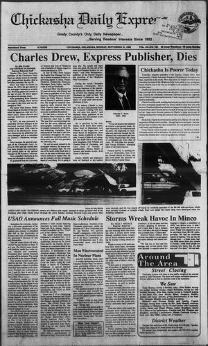 Chickasha Daily Express (Chickasha, Okla.), Vol. 101, No. 164, Ed. 1 Monday, September 21, 1992