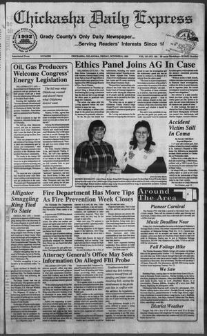 Chickasha Daily Express (Chickasha, Okla.), Vol. 101, No. 180, Ed. 1 Friday, October 9, 1992