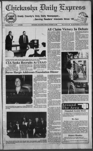Chickasha Daily Express (Chickasha, Okla.), Vol. 101, No. 186, Ed. 1 Friday, October 16, 1992