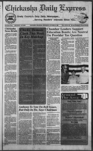 Chickasha Daily Express (Chickasha, Okla.), Vol. 101, No. 190, Ed. 1 Wednesday, October 21, 1992