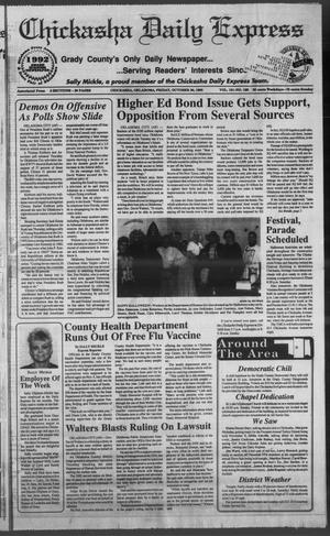 Chickasha Daily Express (Chickasha, Okla.), Vol. 101, No. 198, Ed. 1 Friday, October 30, 1992