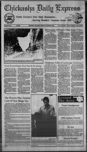 Chickasha Daily Express (Chickasha, Okla.), Vol. 101, No. 206, Ed. 1 Monday, November 9, 1992