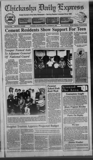 Chickasha Daily Express (Chickasha, Okla.), Vol. 101, No. 217, Ed. 1 Sunday, November 22, 1992