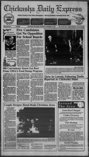 Chickasha Daily Express (Chickasha, Okla.), Vol. 101, No. 232, Ed. 1 Thursday, December 10, 1992