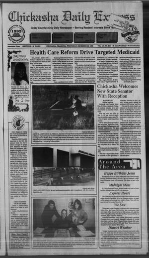 Chickasha Daily Express (Chickasha, Okla.), Vol. 101, No. 242, Ed. 1 Wednesday, December 23, 1992
