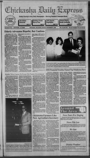 Chickasha Daily Express (Chickasha, Okla.), Vol. 101, No. 244, Ed. 1 Sunday, December 27, 1992