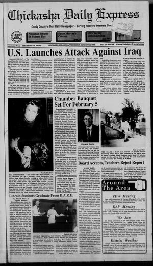 Chickasha Daily Express (Chickasha, Okla.), Vol. 101, No. 258, Ed. 1 Wednesday, January 13, 1993