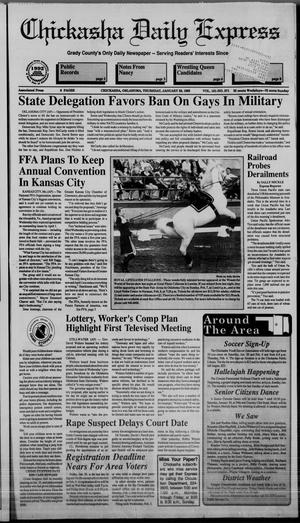 Chickasha Daily Express (Chickasha, Okla.), Vol. 101, No. 271, Ed. 1 Thursday, January 28, 1993