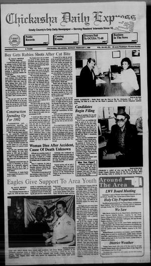 Chickasha Daily Express (Chickasha, Okla.), Vol. 101, No. 274, Ed. 1 Monday, February 1, 1993