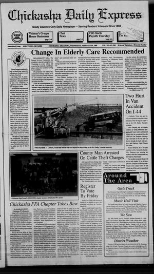 Chickasha Daily Express (Chickasha, Okla.), Vol. 101, No. 295, Ed. 1 Wednesday, February 24, 1993