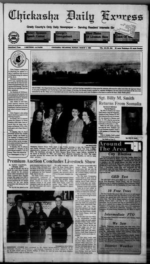 Chickasha Daily Express (Chickasha, Okla.), Vol. 101, No. 304, Ed. 1 Sunday, March 7, 1993