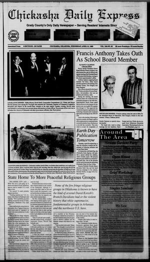 Chickasha Daily Express (Chickasha, Okla.), Vol. 102, No. 35, Ed. 1 Wednesday, April 21, 1993