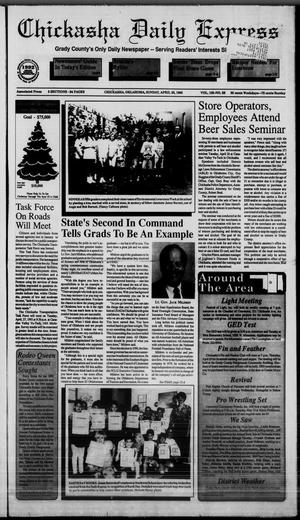Primary view of object titled 'Chickasha Daily Express (Chickasha, Okla.), Vol. 102, No. 38, Ed. 1 Sunday, April 25, 1993'.