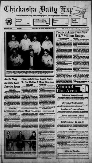 Primary view of object titled 'Chickasha Daily Express (Chickasha, Okla.), Vol. 102, No. 58, Ed. 1 Tuesday, May 18, 1993'.