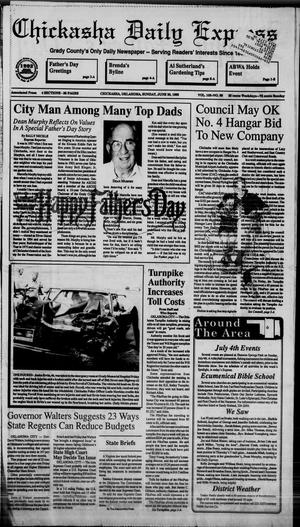 Primary view of object titled 'Chickasha Daily Express (Chickasha, Okla.), Vol. 102, No. 86, Ed. 1 Sunday, June 20, 1993'.