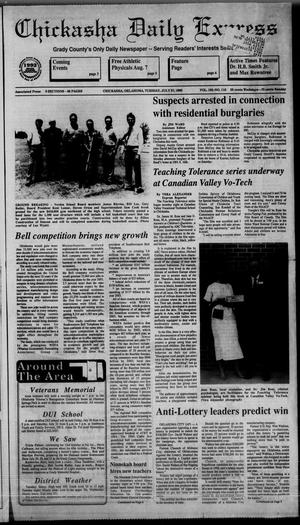 Chickasha Daily Express (Chickasha, Okla.), Vol. 102, No. 118, Ed. 1 Tuesday, July 27, 1993
