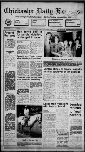 Chickasha Daily Express (Chickasha, Okla.), Vol. 102, No. 123, Ed. 1 Monday, August 2, 1993