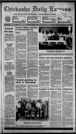 Chickasha Daily Express (Chickasha, Okla.), Vol. 102, No. 136, Ed. 1 Tuesday, August 17, 1993