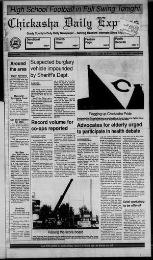 Primary view of object titled 'Chickasha Daily Express (Chickasha, Okla.), Vol. 102, No. 151, Ed. 1 Friday, September 3, 1993'.