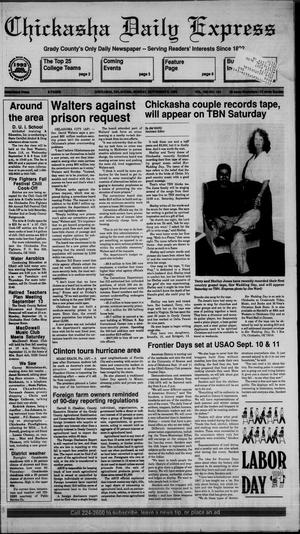 Chickasha Daily Express (Chickasha, Okla.), Vol. 102, No. 153, Ed. 1 Monday, September 6, 1993
