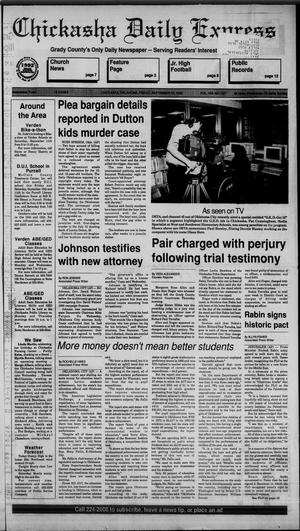 Chickasha Daily Express (Chickasha, Okla.), Vol. 102, No. 157, Ed. 1 Friday, September 10, 1993