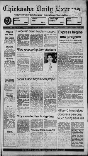 Chickasha Daily Express (Chickasha, Okla.), Vol. 102, No. 173, Ed. 1 Wednesday, September 29, 1993