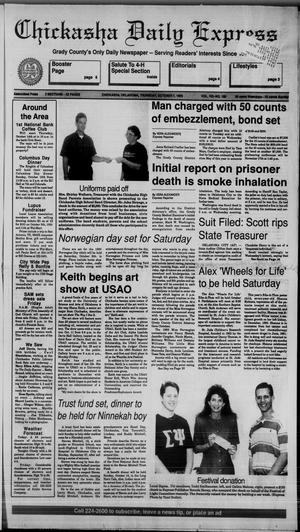 Chickasha Daily Express (Chickasha, Okla.), Vol. 102, No. 180, Ed. 1 Thursday, October 7, 1993