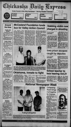 Chickasha Daily Express (Chickasha, Okla.), Vol. 102, No. 184, Ed. 1 Tuesday, October 12, 1993