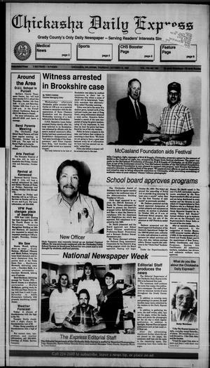 Chickasha Daily Express (Chickasha, Okla.), Vol. 102, No. 186, Ed. 1 Thursday, October 14, 1993