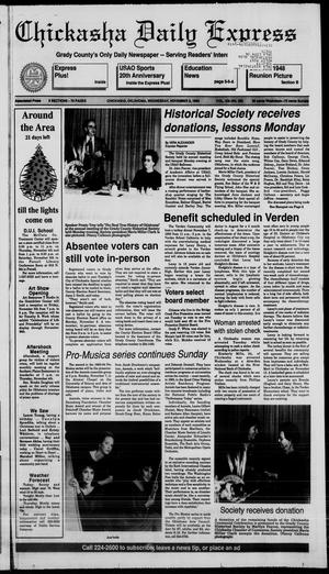 Chickasha Daily Express (Chickasha, Okla.), Vol. 102, No. 202, Ed. 1 Wednesday, November 3, 1993
