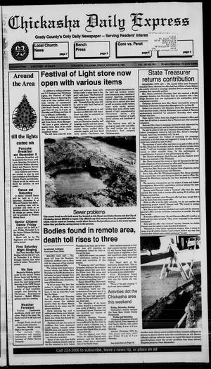 Chickasha Daily Express (Chickasha, Okla.), Vol. 102, No. 204, Ed. 1 Friday, November 5, 1993