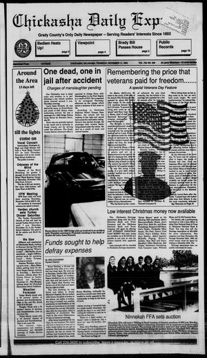 Chickasha Daily Express (Chickasha, Okla.), Vol. 102, No. 209, Ed. 1 Thursday, November 11, 1993